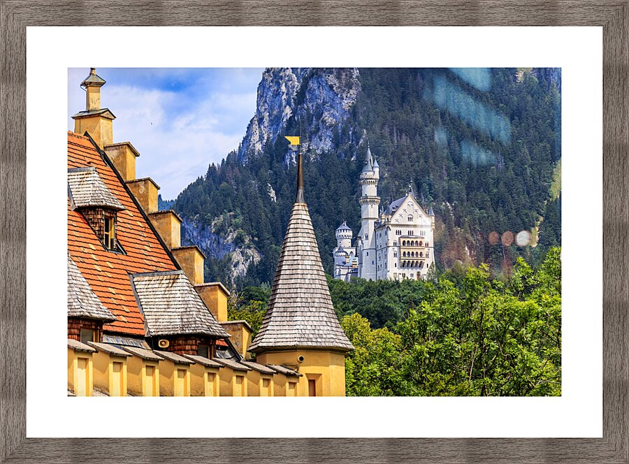 Munich Neuschwanstein Castle Picture Frame print