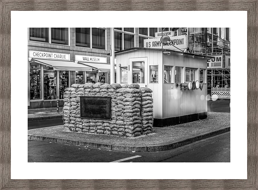Berlin Checkpoint Charlie Picture Frame print