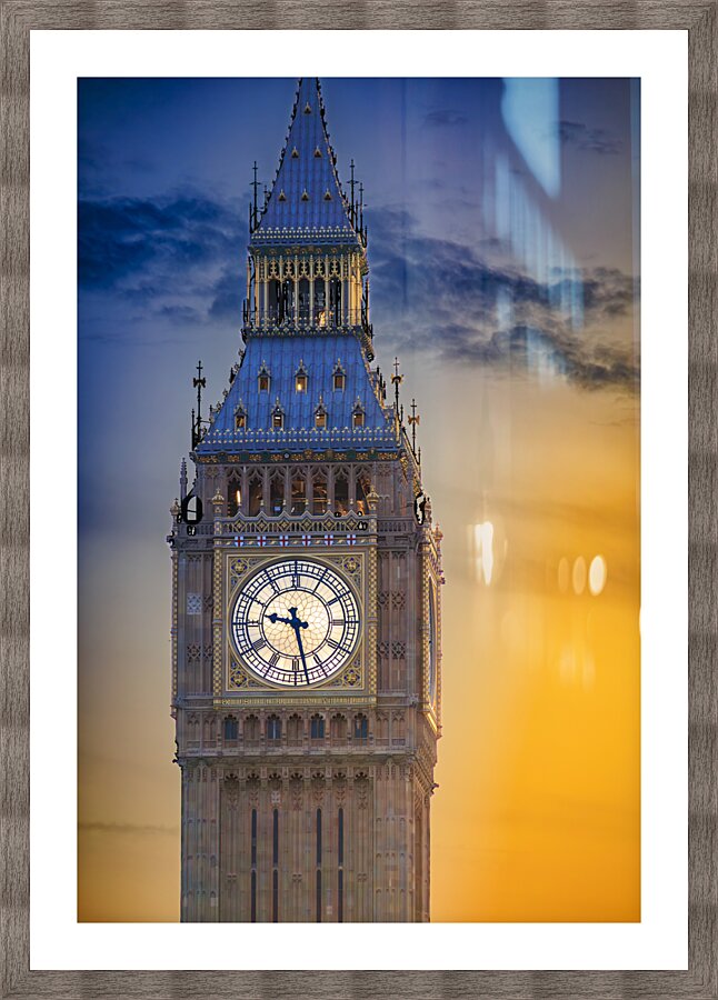 London BigBen Picture Frame print
