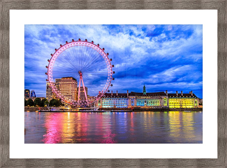 London Eye Picture Frame print