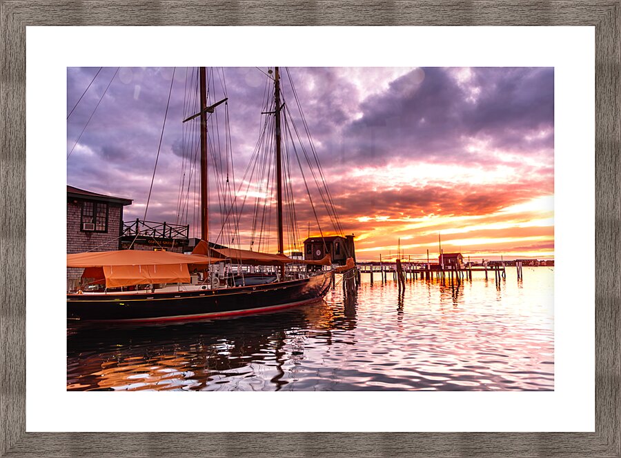 Boston Harbor Picture Frame print