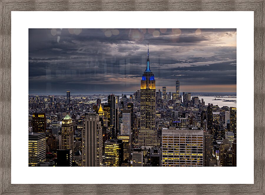 New York Empie State Bld Picture Frame print
