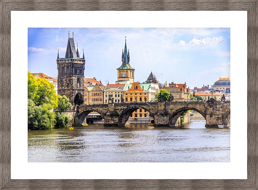Prague Charles Bridge 2 Picture Frame print