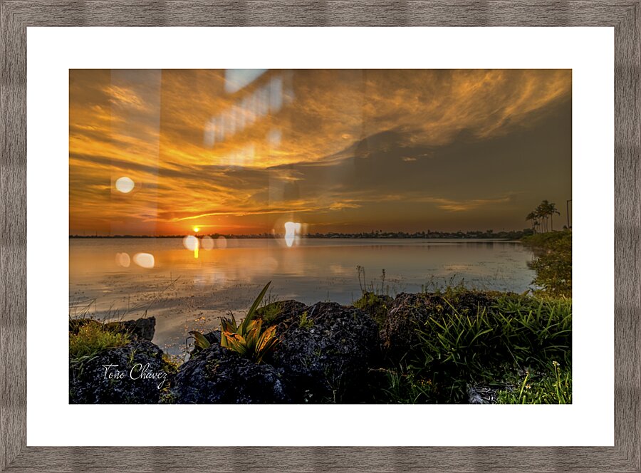 Sunset 8 Picture Frame print