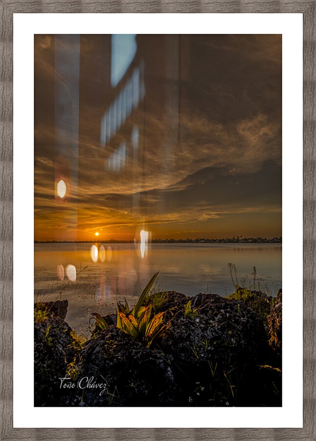 Sunset 6 Picture Frame print