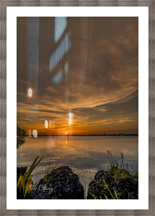 Sunset 10 Picture Frame print