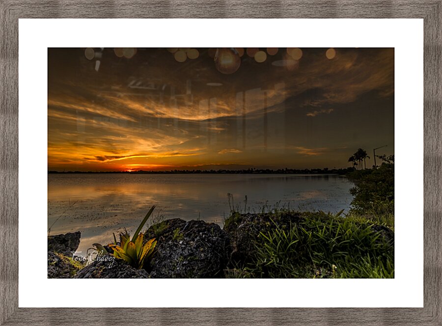 Sunset 14 Picture Frame print
