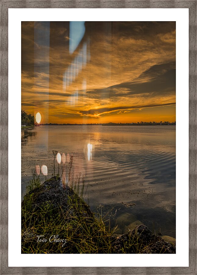 Sunset 5 Picture Frame print