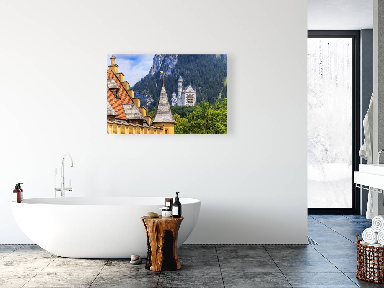 Munich Neuschwanstein Castle Reproduction