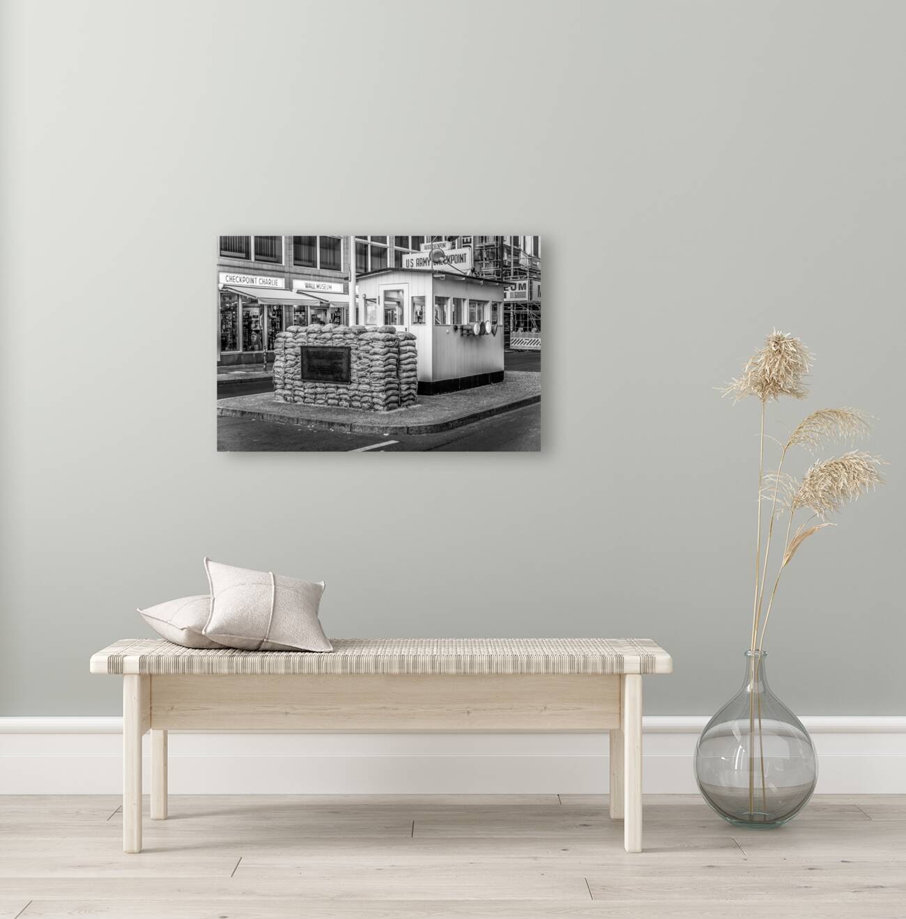 Berlin Checkpoint Charlie Reproduction