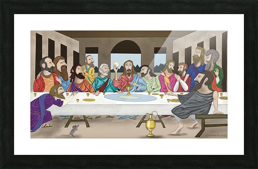 Last supper Picture Frame print