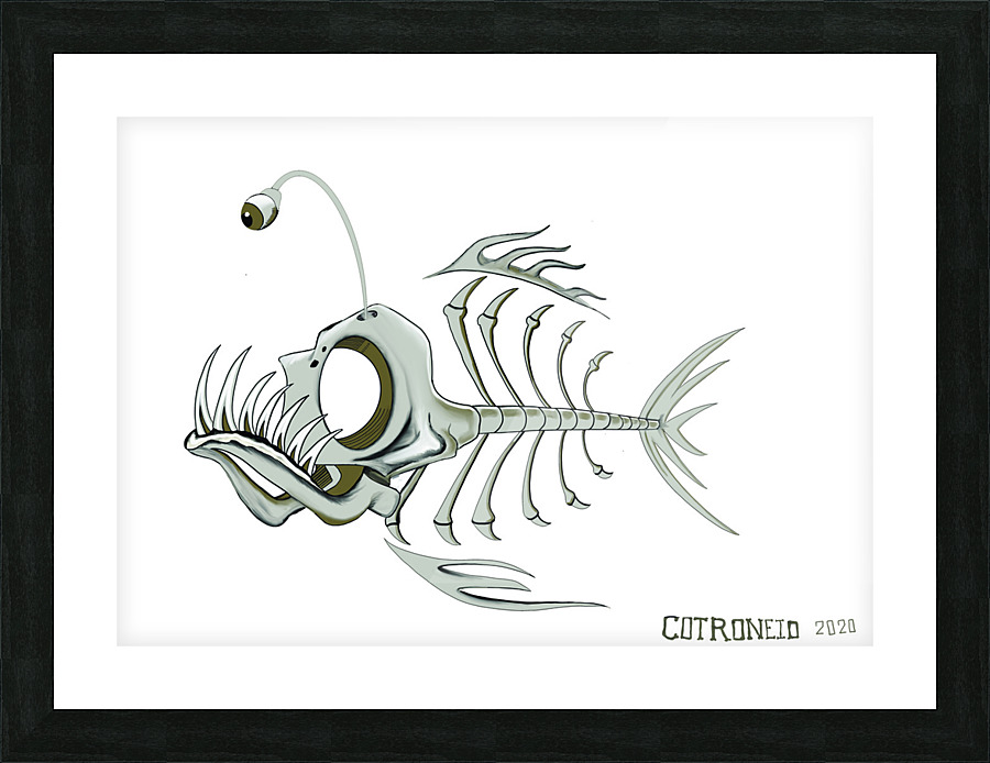 Angler Picture Frame print