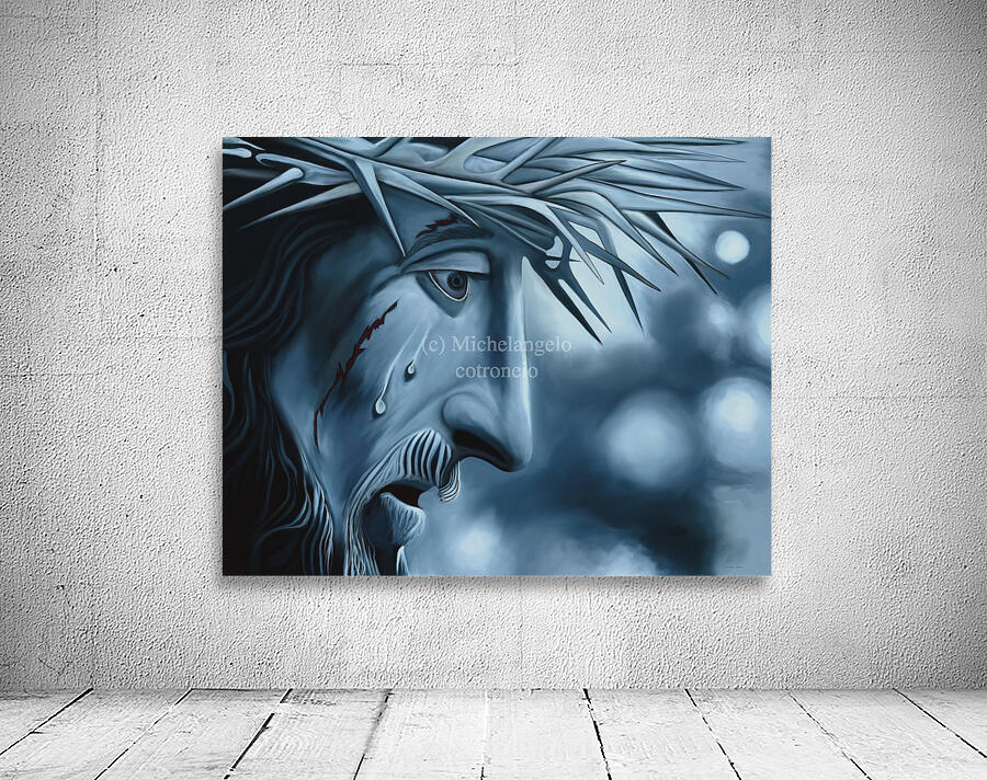 Blue Jesus  Wall Preview