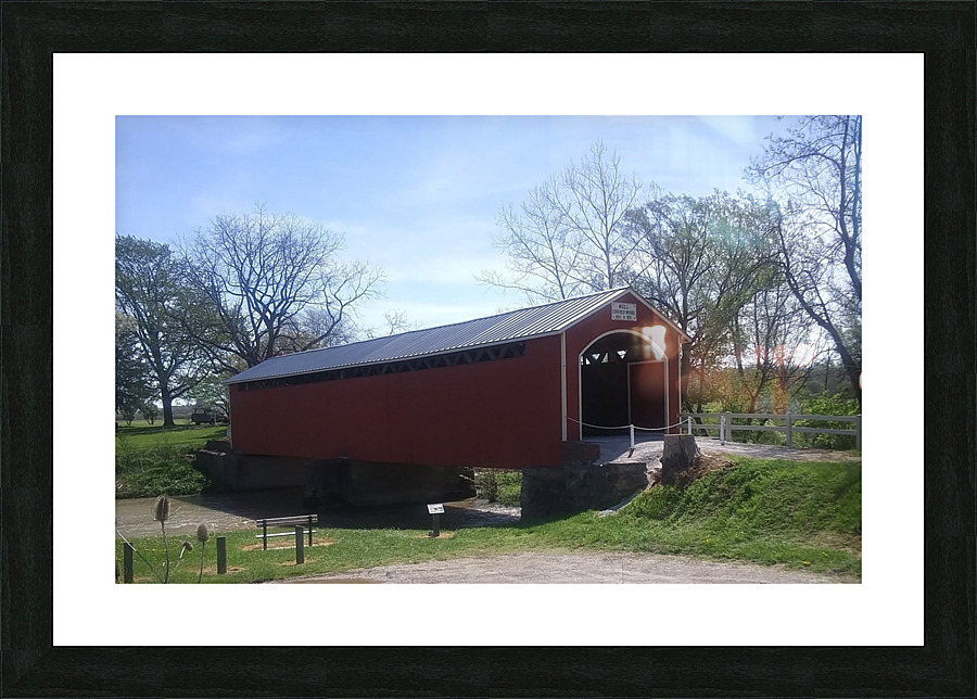 COVERED BRIDGE Picture Frame print