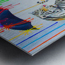 MULTICOLORD RAINDROPS  Metal print