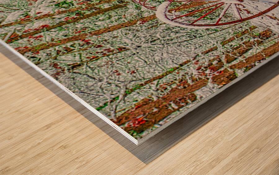 COUNTRY WINTER   Wood print