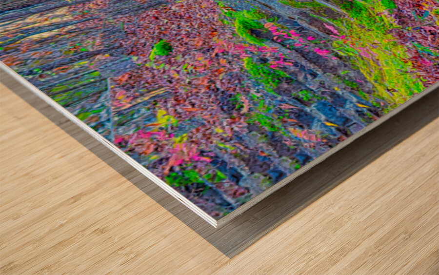 FOREST STAIRCASE  Impression sur bois