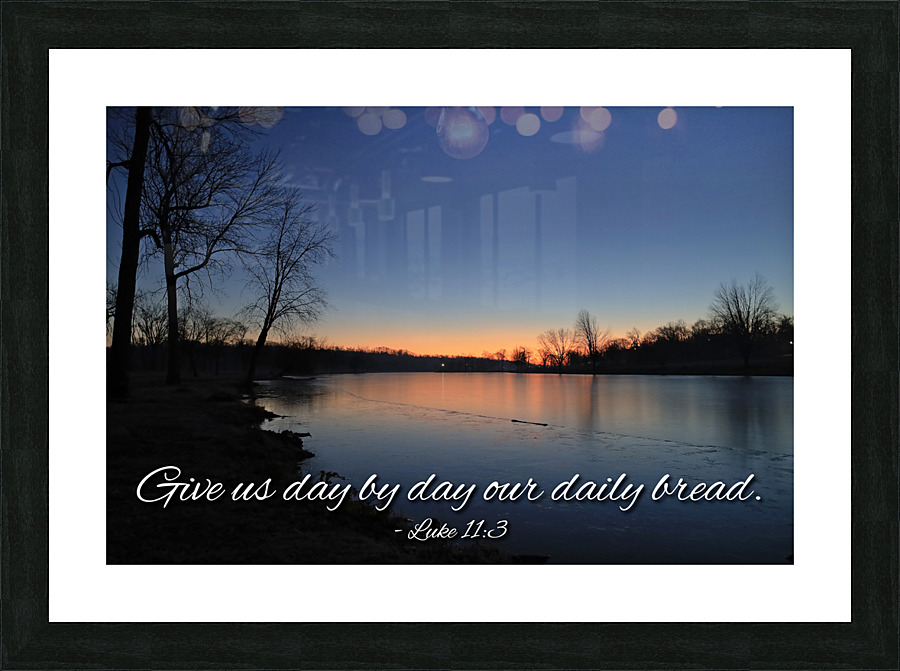 Daily Prayer Picture Frame print