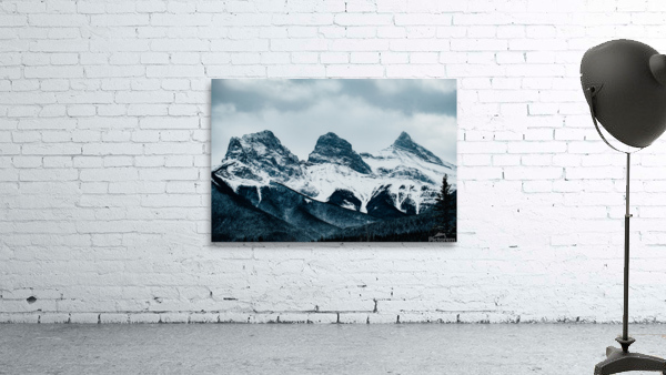 Three Sisters Canmore Alberta Wall Preview