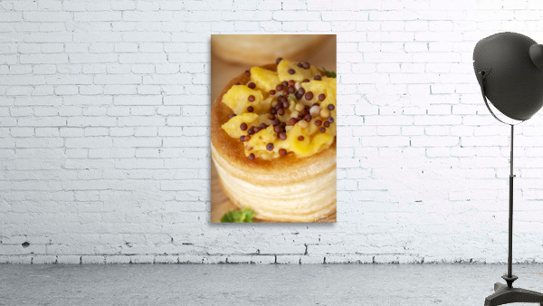 Puff pastry roll filled with cheese Wall Preview
