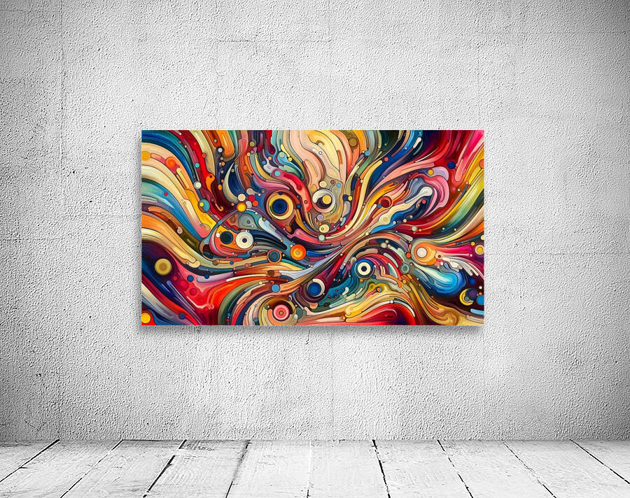 Colorful Currents Wall Preview