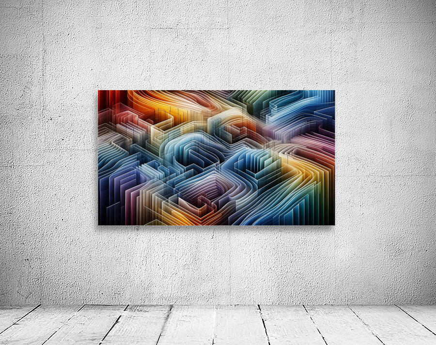 Fluid Dimensions Wall Preview