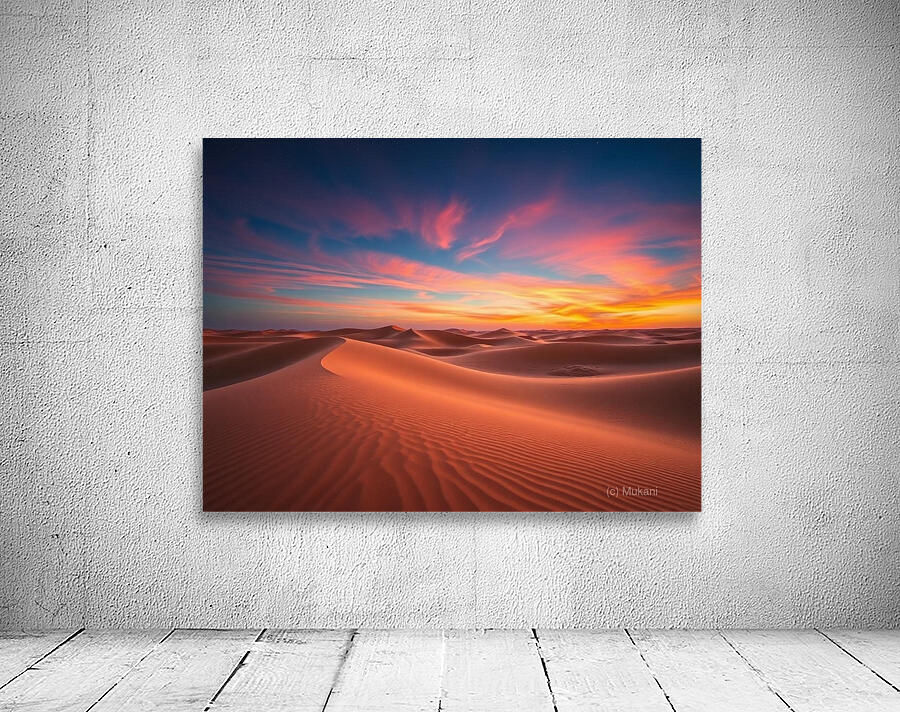 Desert Sunset Wall Preview