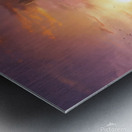 Unleash your creativity and explore the world of sunset paint art Metal print