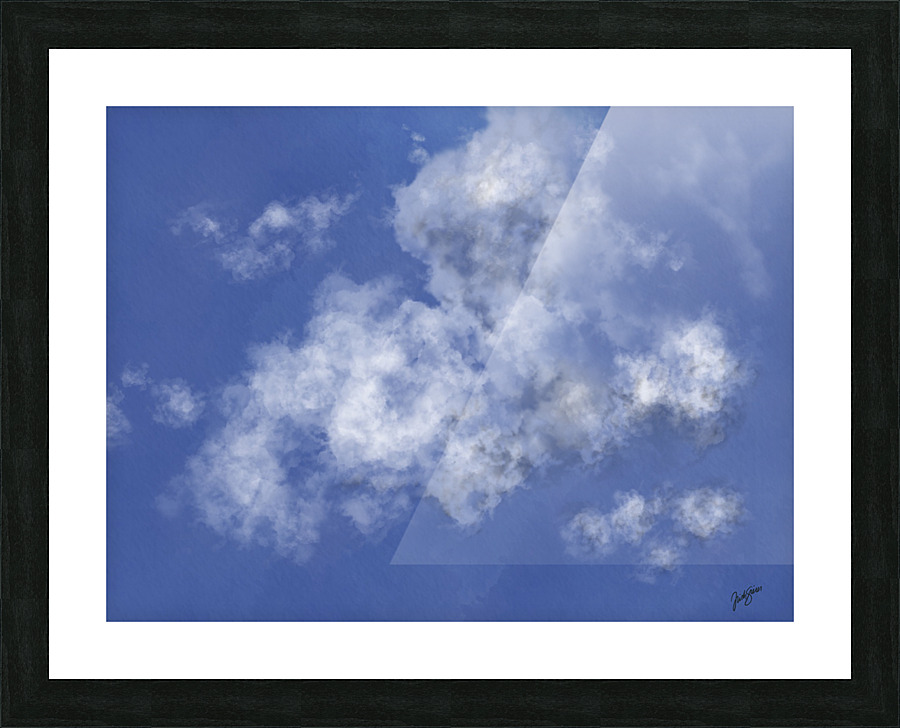 Big Cloud Picture Frame print