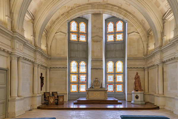 Visit chapel in Chateau de Chambord in France for quiet reflecti Digital Download