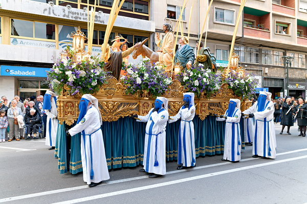 Zaragoza. Saragossa. Aragon. Spain.  Processions of the Easter Holy Week Digital Download