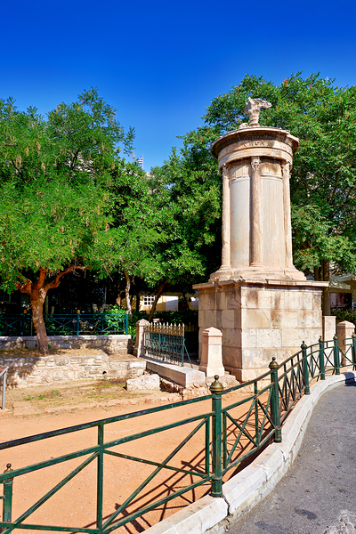 Choragic monument of lysicrates in athens greece Digital Download