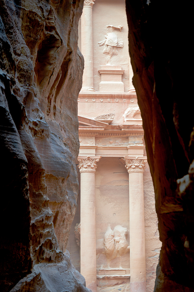 Exploring the al khazneh treasury in petra jordan Digital Download