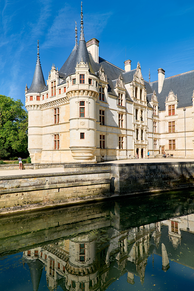 Chateau dAzay le Rideau in Loire Valley France near the water Digital Download