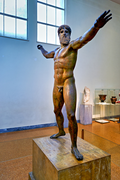 Greek statue in National Archaeological Museum in Athens Digital Download