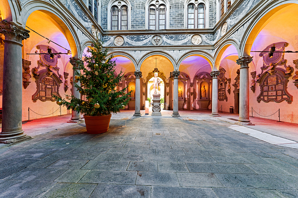 Palazzo Medici Riccardi inner courtyard in Florence Tuscany Ital Digital Download