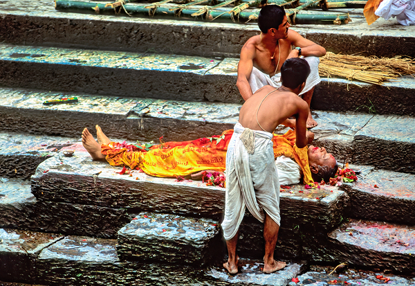 Cremation ceremony in Pashupatinath Kathmandu Nepal Digital Download