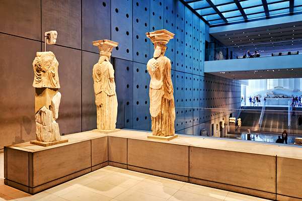 Caryatids on display at Acropolis Museum in Athens Greece Digital Download