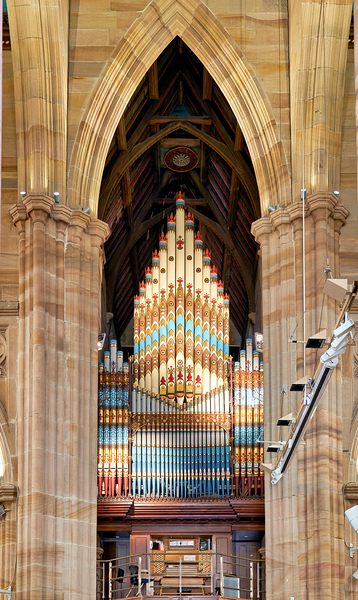 Grand pipe organ in St. Andrews Cathedral reaches high above Digital Download