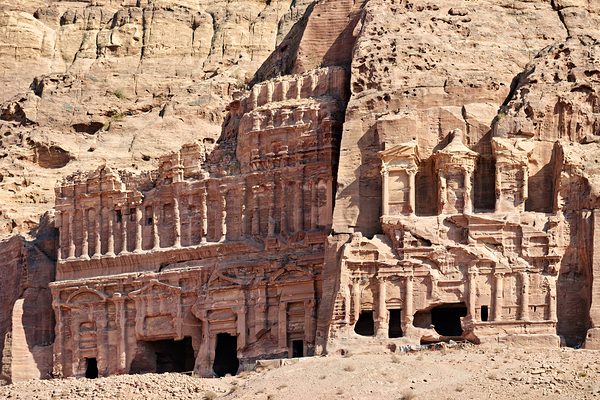Royal Tombs at Petra in Jordan show ancient architecture and his Digital Download