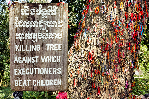 Cambodian Killing Tree a poignant memorial for children. Digital Download