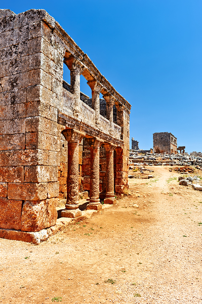 Discovering ancient ruins in Serjilla Syria Digital Download