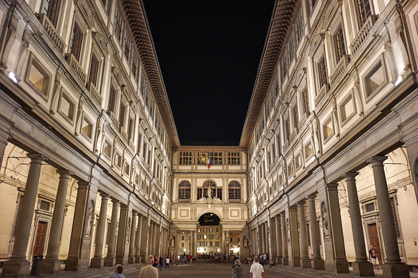 Museum visit at night at Museo degli Uffizi in Florence Italy Digital Download
