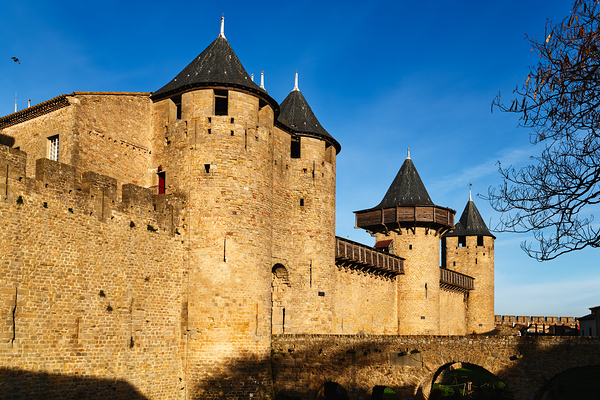 Explore ancient towers and walls of Carcassonne France Digital Download