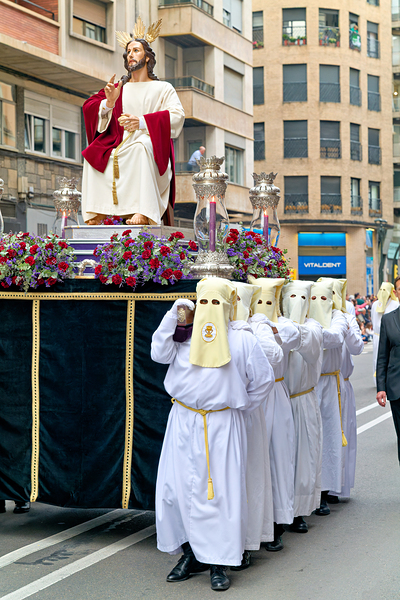 Zaragoza. Saragossa. Aragon. Spain.  Processions of the Easter Holy Week Digital Download