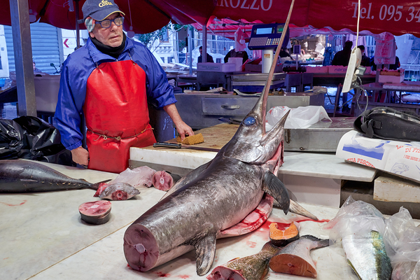 Explore Catanias Piscaria market for seafood and local goods Digital Download
