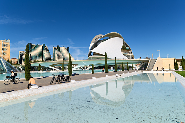 Valencia City of Arts and Sciences with Palau de les Arts Reina  Digital Download
