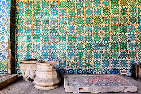 Exploring mosaic tiles and stone work in Topkapi Palace Digital Download