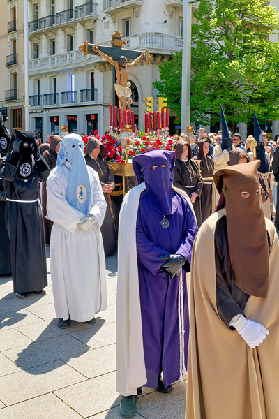 Zaragoza. Saragossa. Aragon. Spain.  Processions of the Easter Holy Week Digital Download