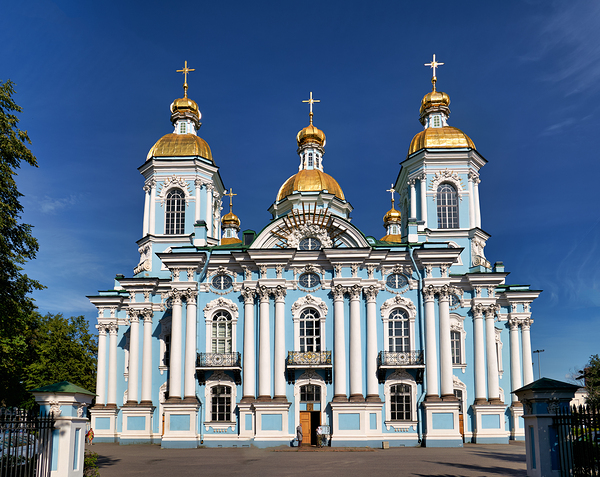 Visit to st. nicholas naval cathedral in st. petersburg Digital Download